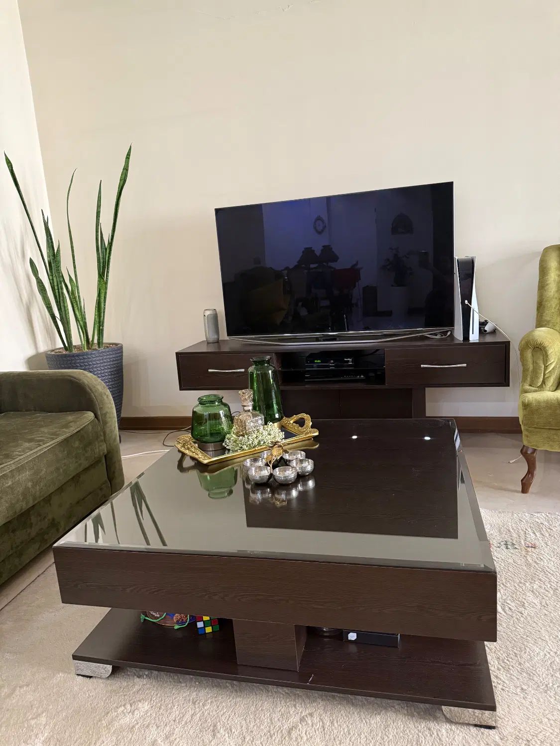 میز tv و جلو مبلی ترک پایه استیل|میز تلویزیون|تهران, اختیاریه|دیوار