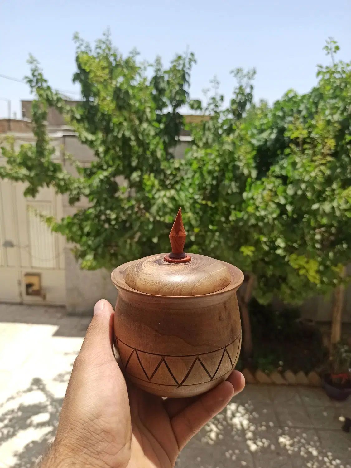 قندان چوبی|ظروف سرو و پذیرایی|اصفهان, عباس‌آباد|دیوار
