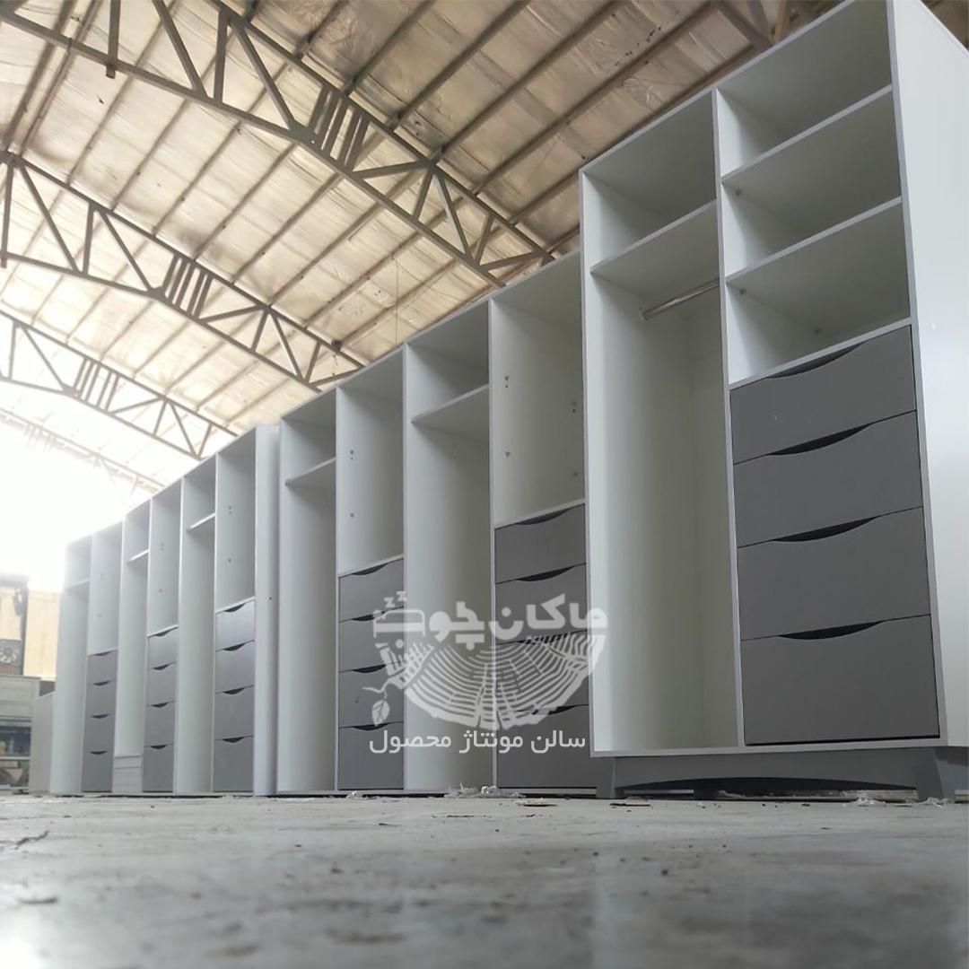 کمد لباس کشو و کتابخانه دار مدرن مدل BARLY|جاکفشی، کمد، دراور|مشهد, آزادشهر|دیوار