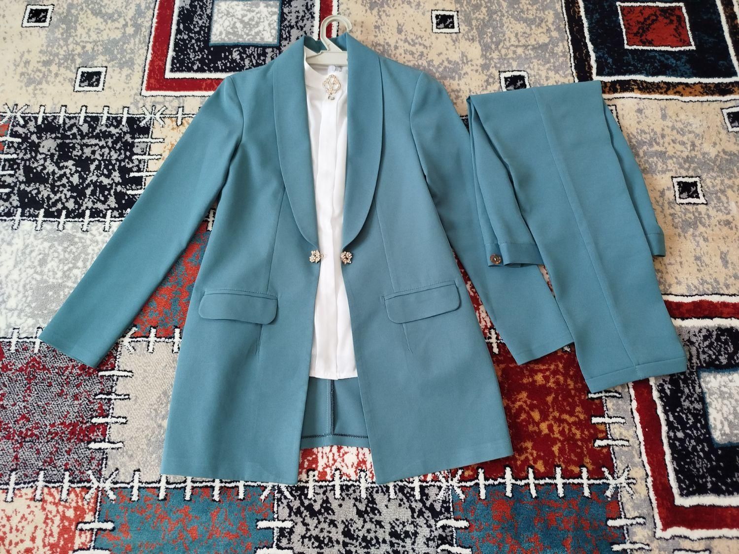 مانتو شلوار و شومیز مجلسی سایز ۳۸ (سه تیکه)|لباس|بجنورد, |دیوار