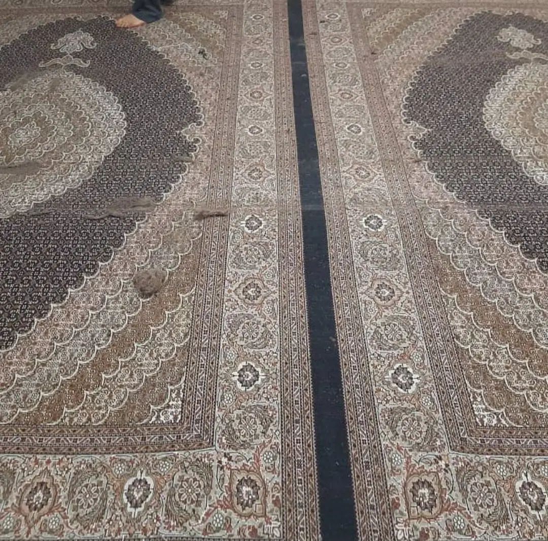 فرش دستی بافنده هستم جفت ۹متری زمینه سرمه ای|فرش|اردبیل, |دیوار