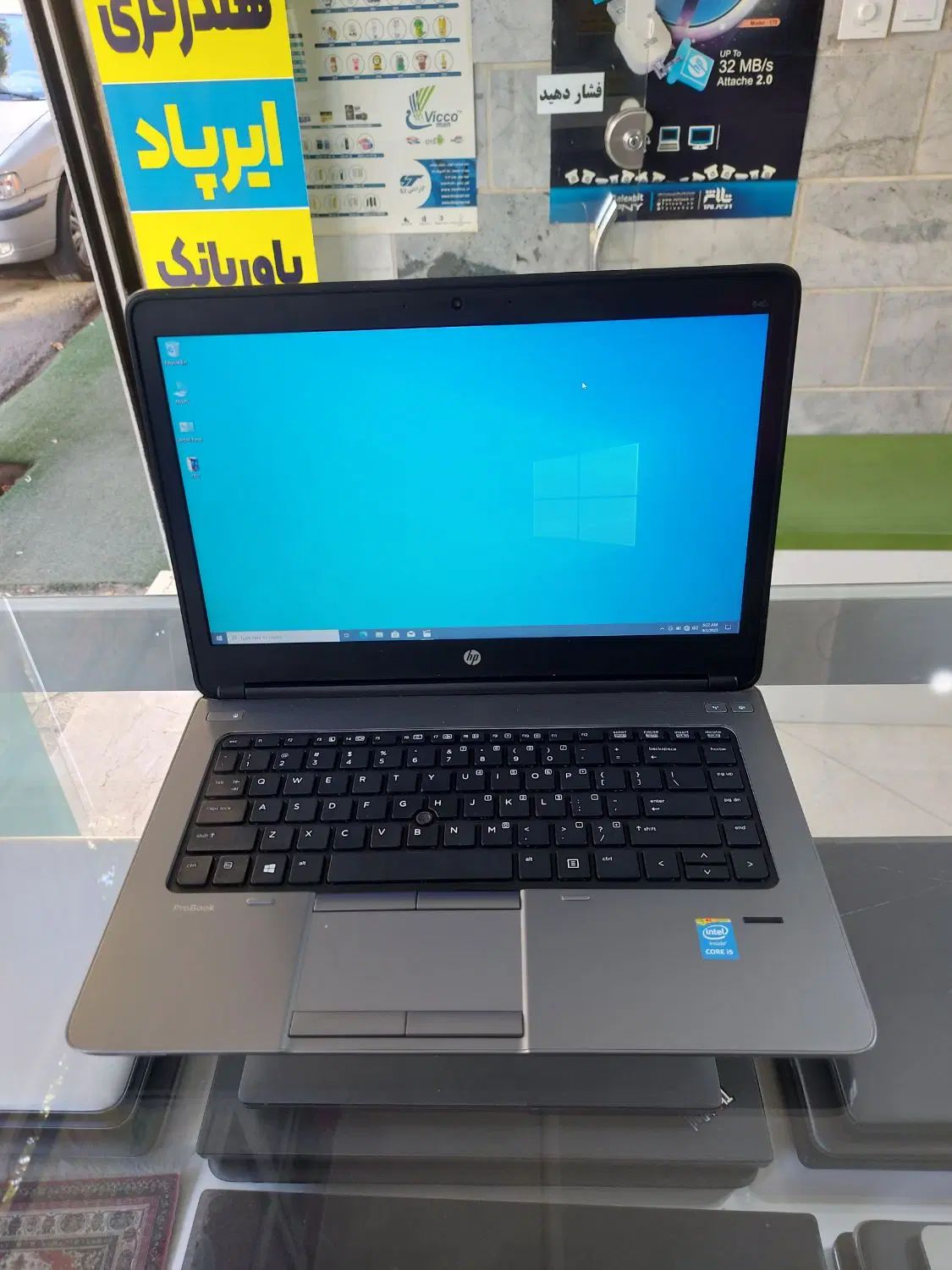 اچ پی لپتاپ HP 640 رم۱۶ SSD256 گرافیک۲ i5 با کارتن|رایانه همراه|کرج, گلشهر|دیوار