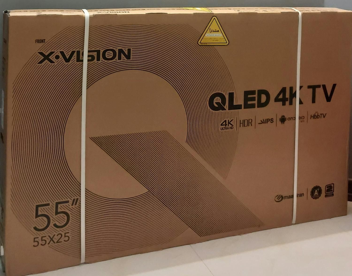 تلویزیون ایکس ویژن 55اینچ QLED 4K smart|تلویزیون و پروژکتور|اصفهان, دستگرده|دیوار