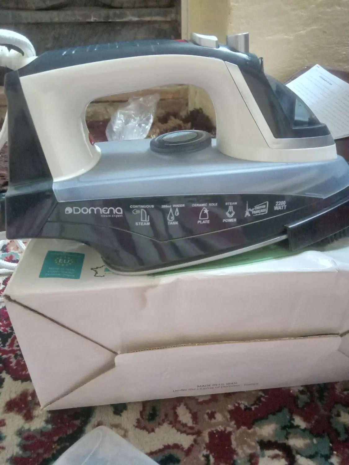 اتو دومنا 2200 وات مدل 113 Domena|اتو و لوازم اتو|تهران, بلورسازی|دیوار