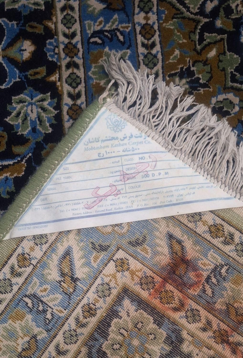 یک تخته فرش ۱۲ متری ۵۰۰ شانه و دو تخته فرش ۶ متری|فرش|تهران, حمزه‌آباد|دیوار
