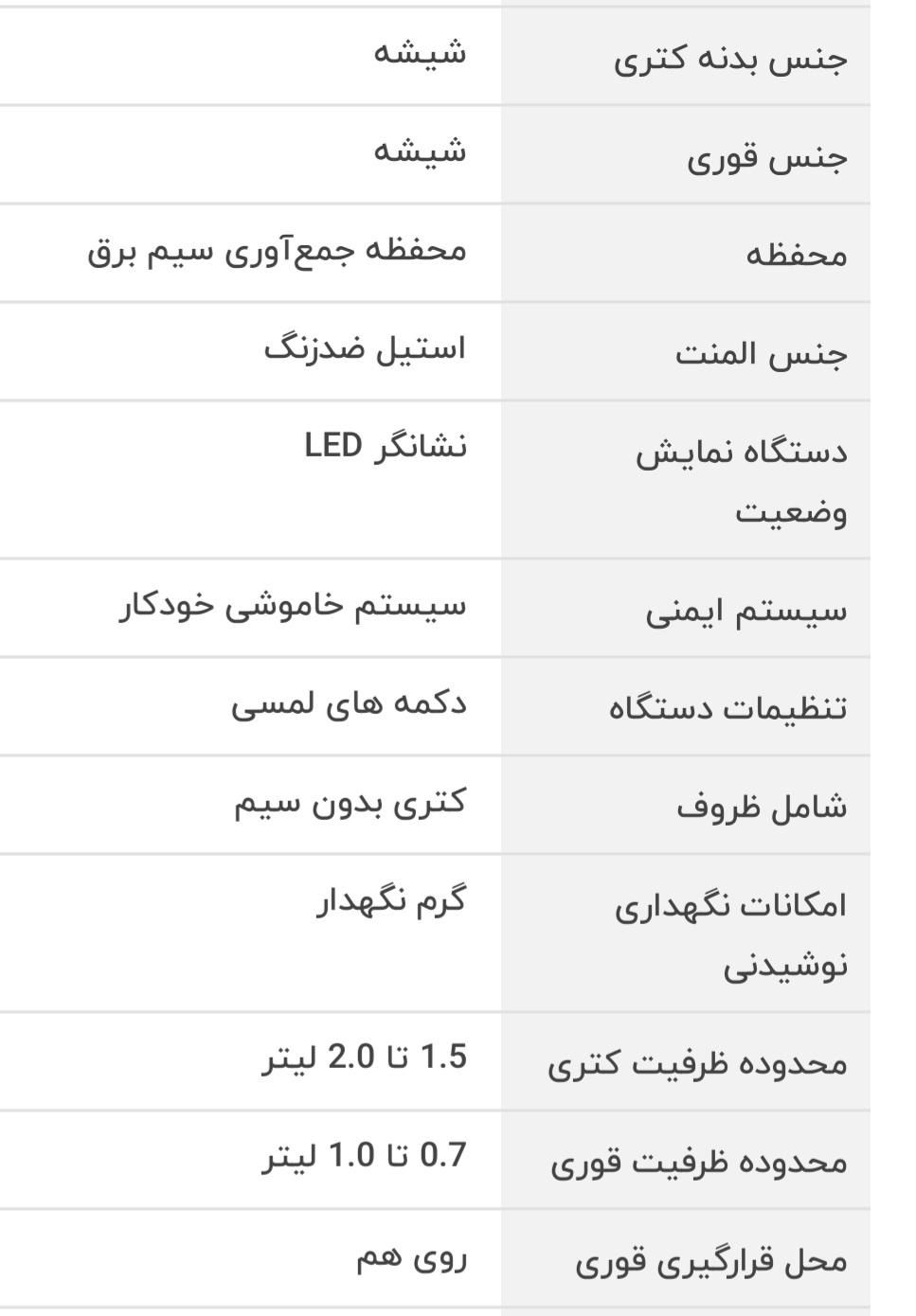 چای ساز روی هم  گرین پوینت|سماور، چای‌ساز، قهوه‌ساز|تهران, تهرانپارس غربی|دیوار