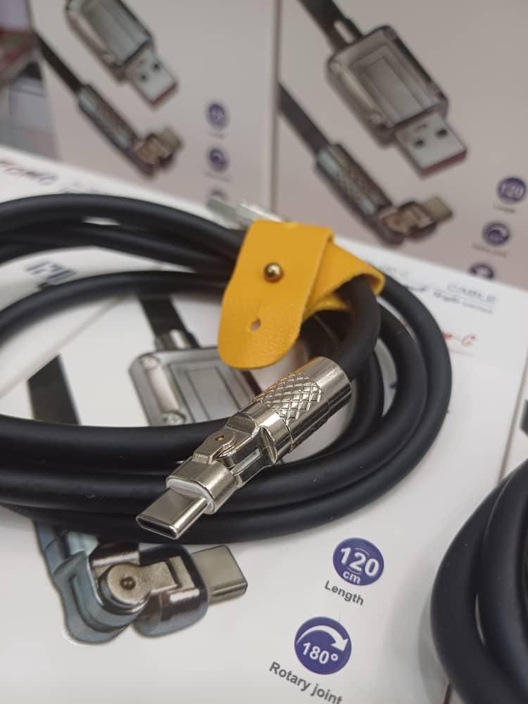 کابل شارژچرخشی +یک عدد بخردوعددببر|لوازم جانبی موبایل و تبلت|یزد, |دیوار