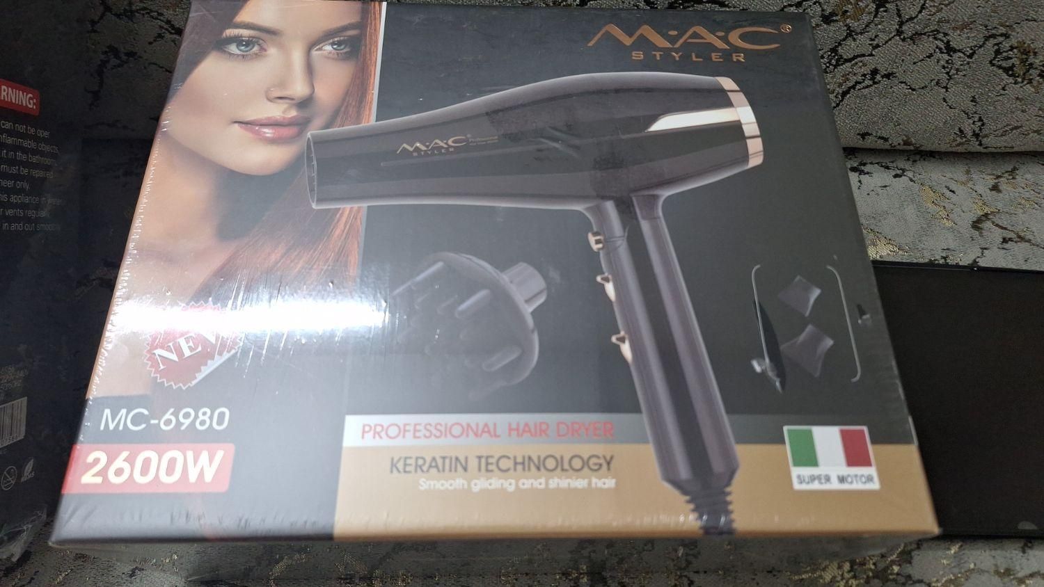 سشوار MAC styler مک استایلر مدل ۶۹۸۰|آرایشی، بهداشتی، درمانی|تهران, کوی بیمه|دیوار