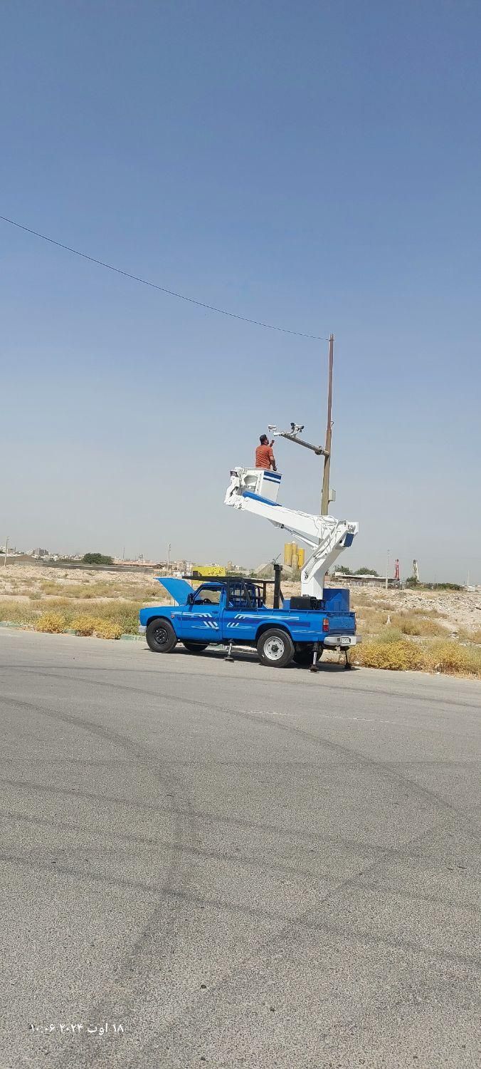 اجاره بالابر ژاپنی دکل و بوم کاملا عایق|خدمات حمل و نقل|اسلام‌شهر, شهرک مهدیه|دیوار