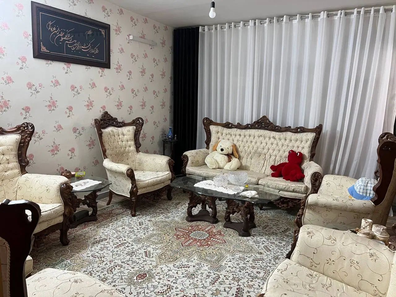 مبل استیل ۹ نفره به همراه میز ناهارخوری ۸ نفره|مبلمان خانگی و میز عسلی|مشهد, تربیت (صدف)|دیوار