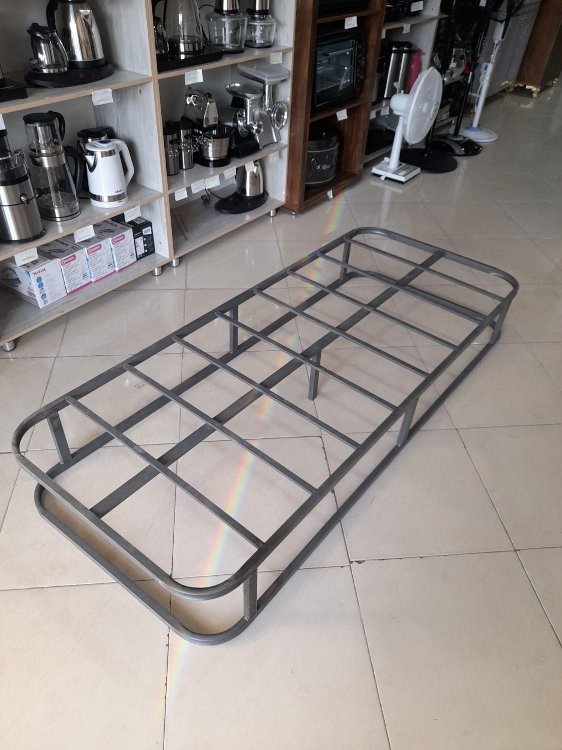 کفی فلزی تخت یک نفره مدل دوبل* اثاث مارکت|تخت و سرویس خواب|سیرجان, |دیوار