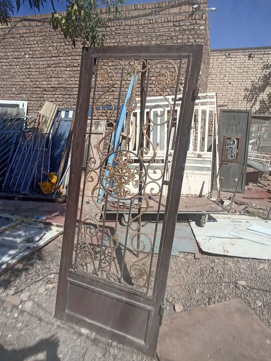 در ب سه لت فرفورژه شیک بسیار سنگین درحدنو|مصالح و تجهیزات ساختمان|مشهد, شهرک شهید باهنر|دیوار