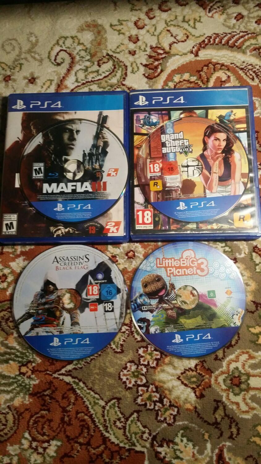 چند عدد بازی PS4|کنسول، بازی ویدئویی و آنلاین|تهران, مینا|دیوار