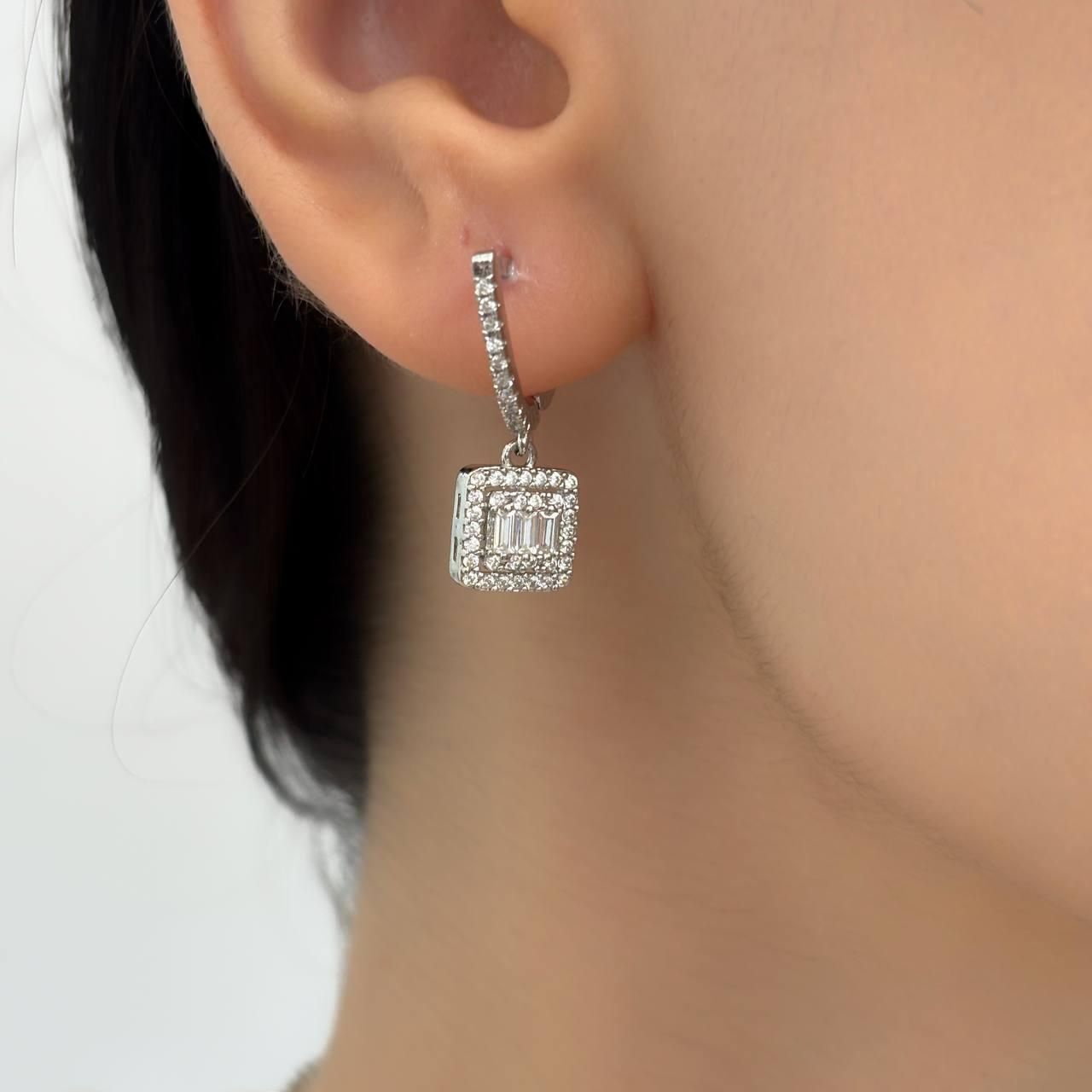 گوشواره نقره کادو سالگرد تولد اعیانی شیک زیبا۵۲-۶۲|بدلیجات|تبریز, |دیوار