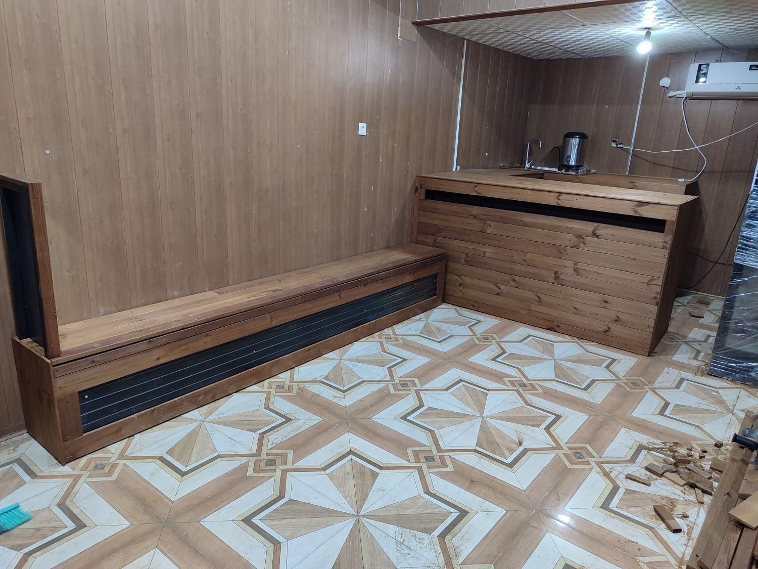 چوب ترمو-ترموود تایل|عمده‌فروشی|شیراز, ترمینال باربری|دیوار