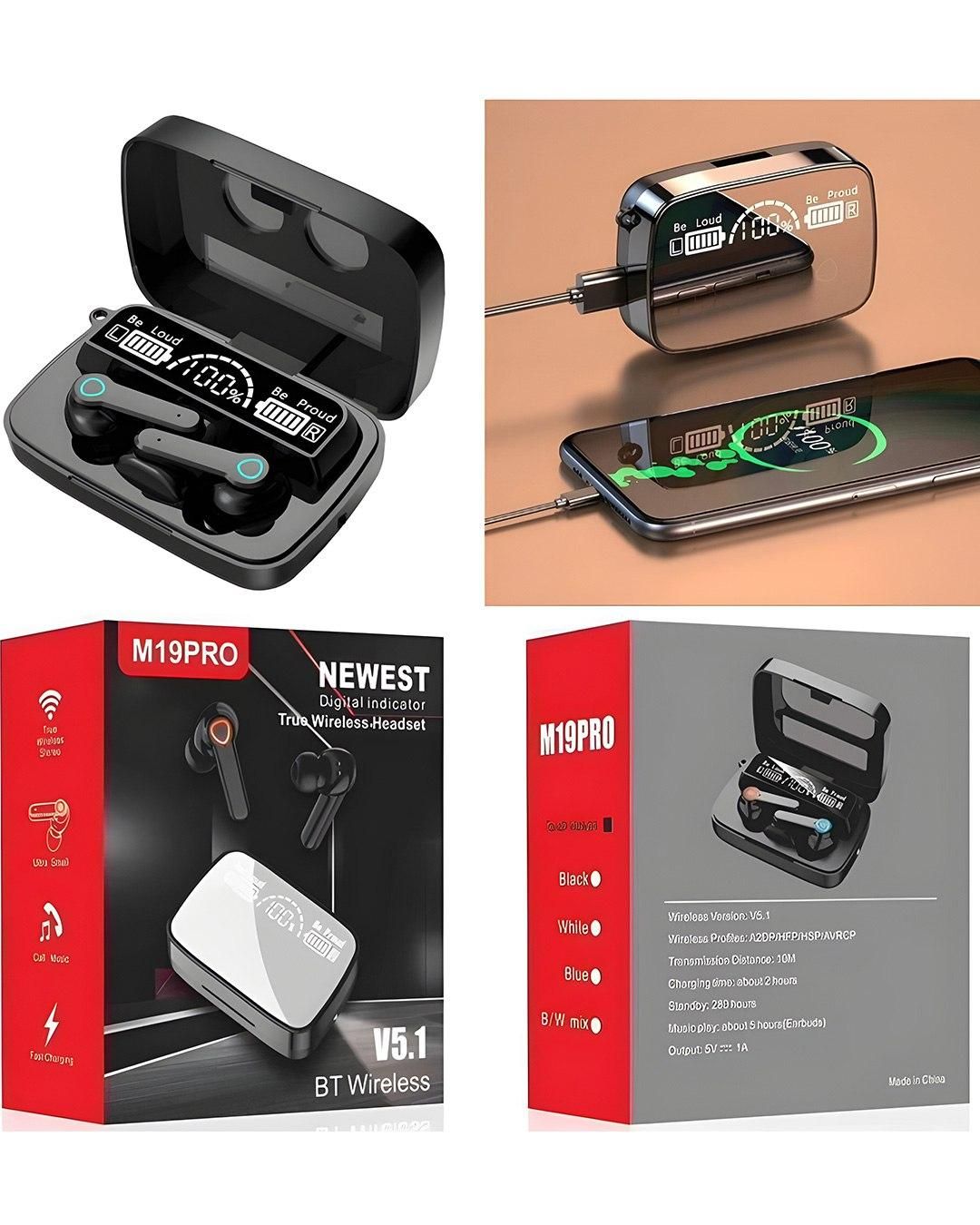 هدست بلوتوثی m19 pro|لوازم جانبی موبایل و تبلت|تهران, امام زاده حسن|دیوار