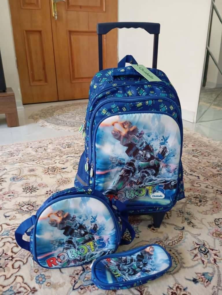 کیف کوله پشتی چرخدار خارجی پسرانه مارک کریسبلا|کیف، کفش، کمربند|اصفهان, باغ زیار|دیوار
