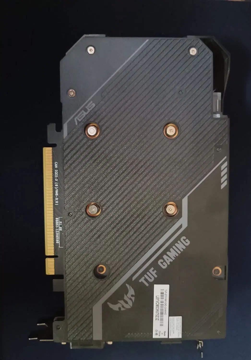 کارت گرافیک ایسوس مدل tuf GTX 1660 6GB گیمینگ|قطعات و لوازم جانبی رایانه|مشهد, سجاد شهر|دیوار