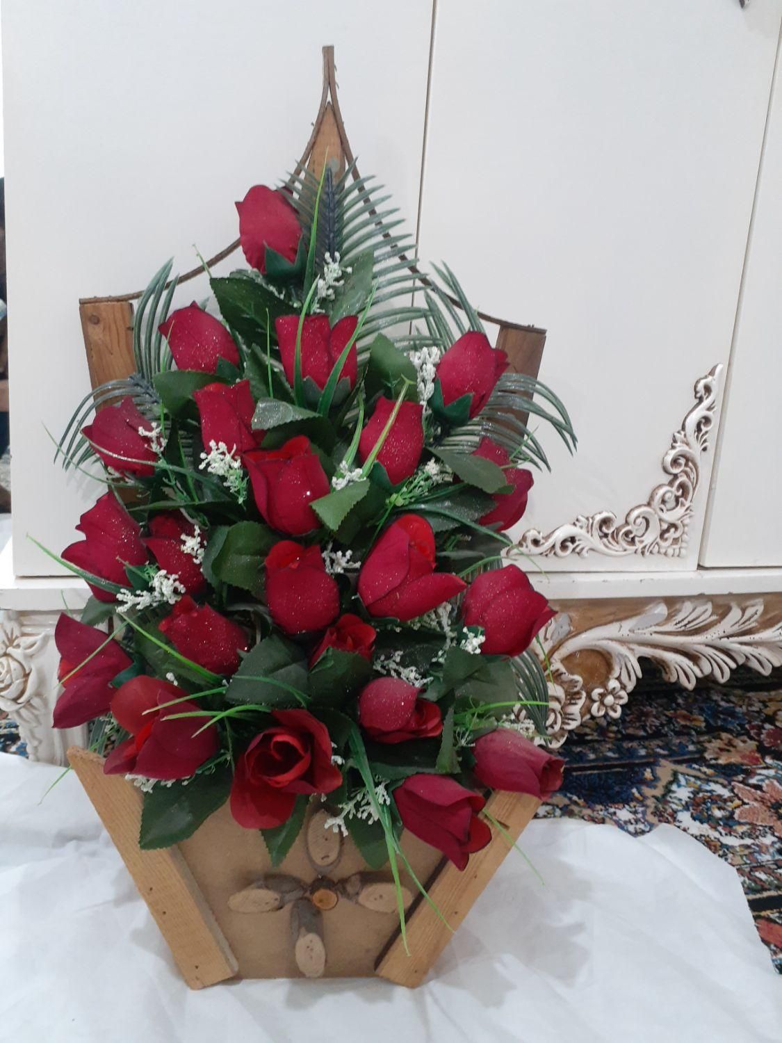 سبد گل عروس مناسبت خواستگاری|گل مصنوعی|دزفول, |دیوار