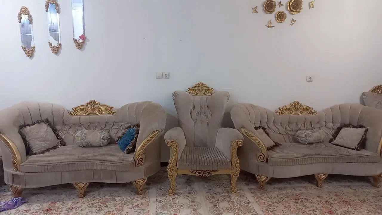 فروش فوری  مبلمان۹نفره ومیزغذاخوری ۴نفره|مبلمان خانگی و میز عسلی|شوشتر, |دیوار