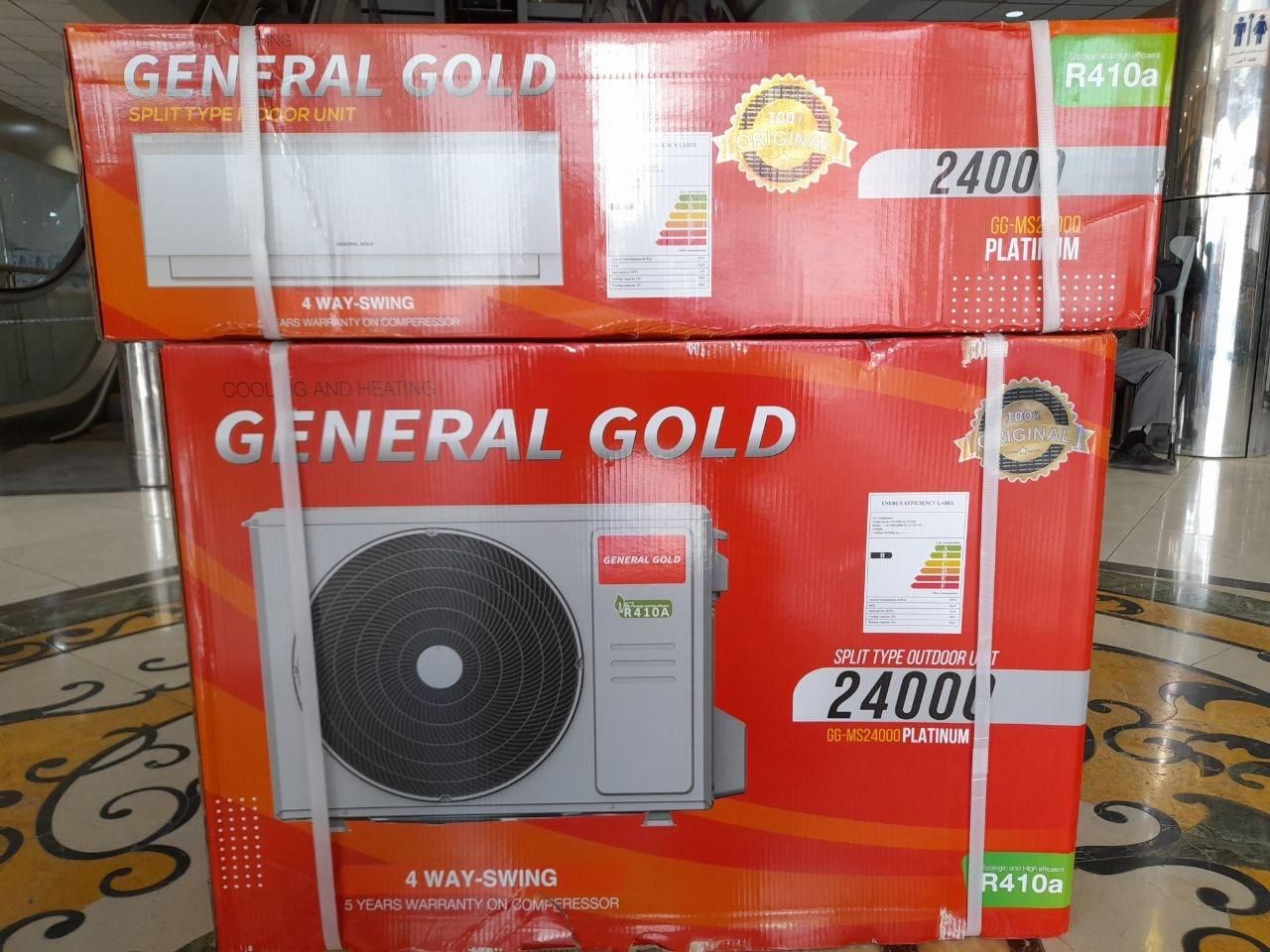 کولر گازی 24000 جنرال گلد مدل GG-S24000 PLATINUM|کولر گازی و فنکوئل|بانه, |دیوار