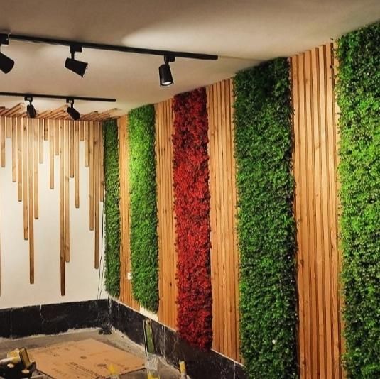 چمن مصنوعی تایل ترموود فنس|گل مصنوعی|فردیس, فردیس|دیوار