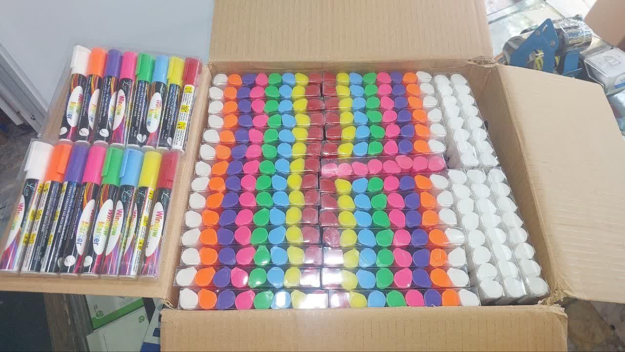 ماژیک مخصوص گلس برد مشکی و تیره وایت برد شیشه ای|لوازم التحریر|اصفهان, سنبلستان|دیوار