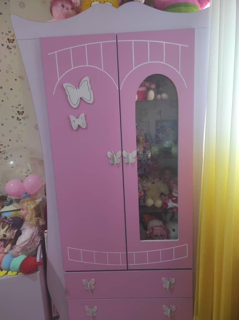 تخت وکمد کودک ونوجوان|تخت و سرویس خواب|صومعه‌سرا, |دیوار