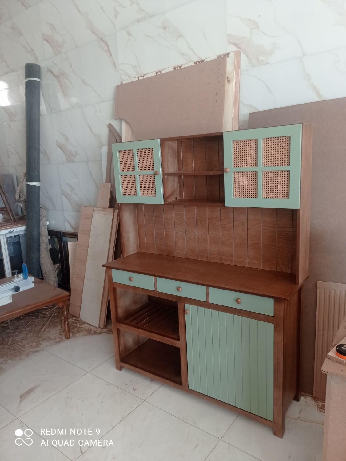 فروش کافی بار حصیری ام دی اف|بوفه، ویترین، کنسول|نسیمشهر, |دیوار