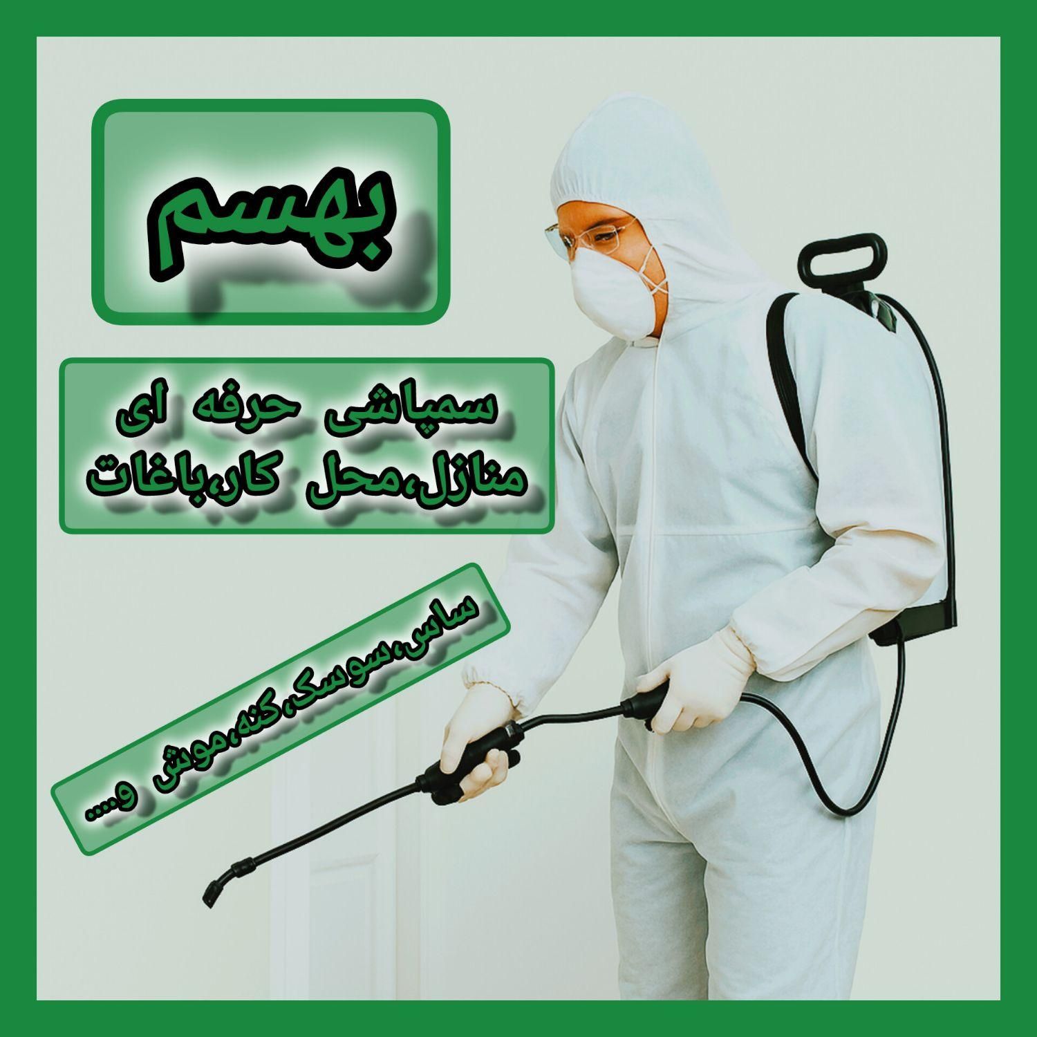 سمپاشی تضمینی منازل،محل کار و باغات ساس،سوسک وغیره|خدمات نظافت|کرج, حصارک|دیوار