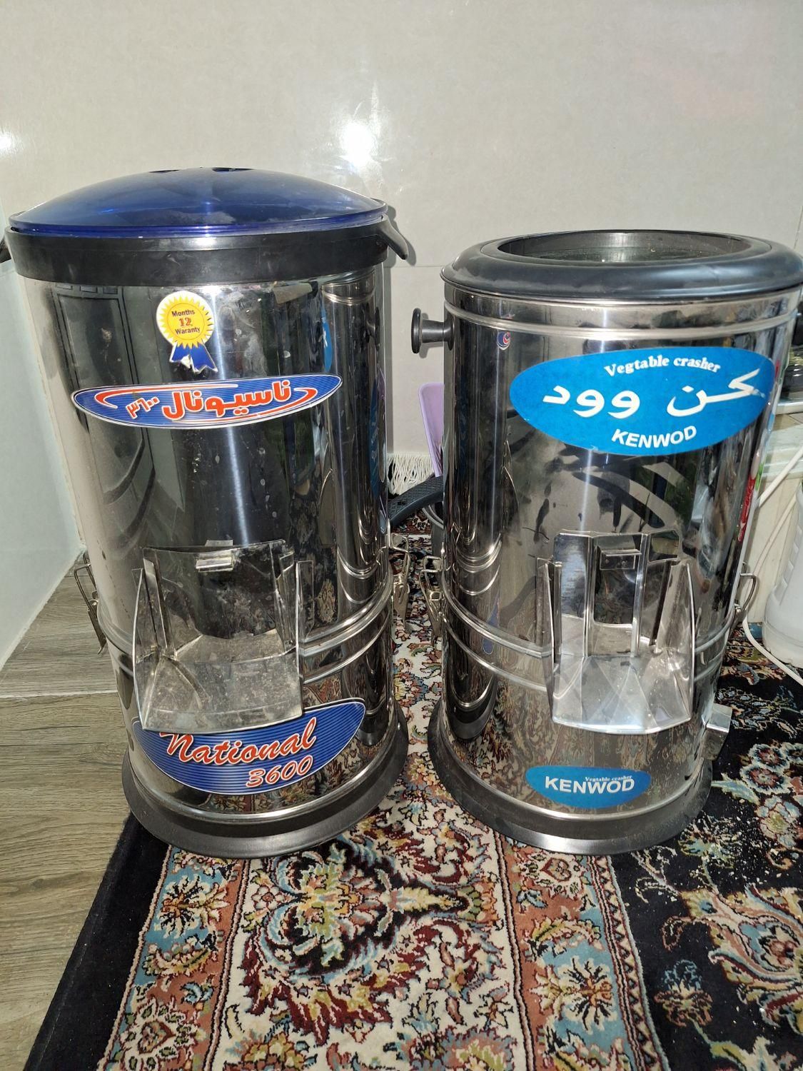 دوعدد سبزی خورد کن مارک کنود و ناسیونال|خردکن، آسیاب، غذاساز|گرگان, |دیوار