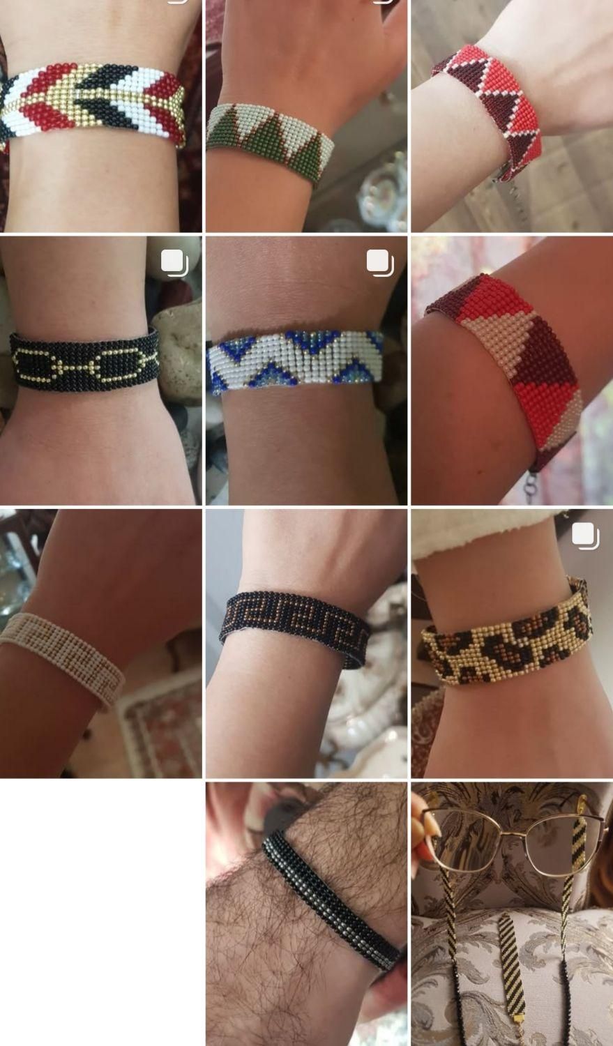 دستبند منجوق بافی سمانه|بدلیجات|گلبهار, شهر جدید گلبهار|دیوار