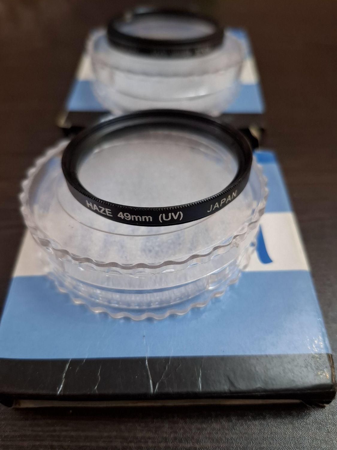 ۲ عدد فیلتر لنز 49mm uv ژاپنی|دوربین عکاسی و فیلم‌برداری|تهران, دریاچه شهدای خلیج فارس|دیوار