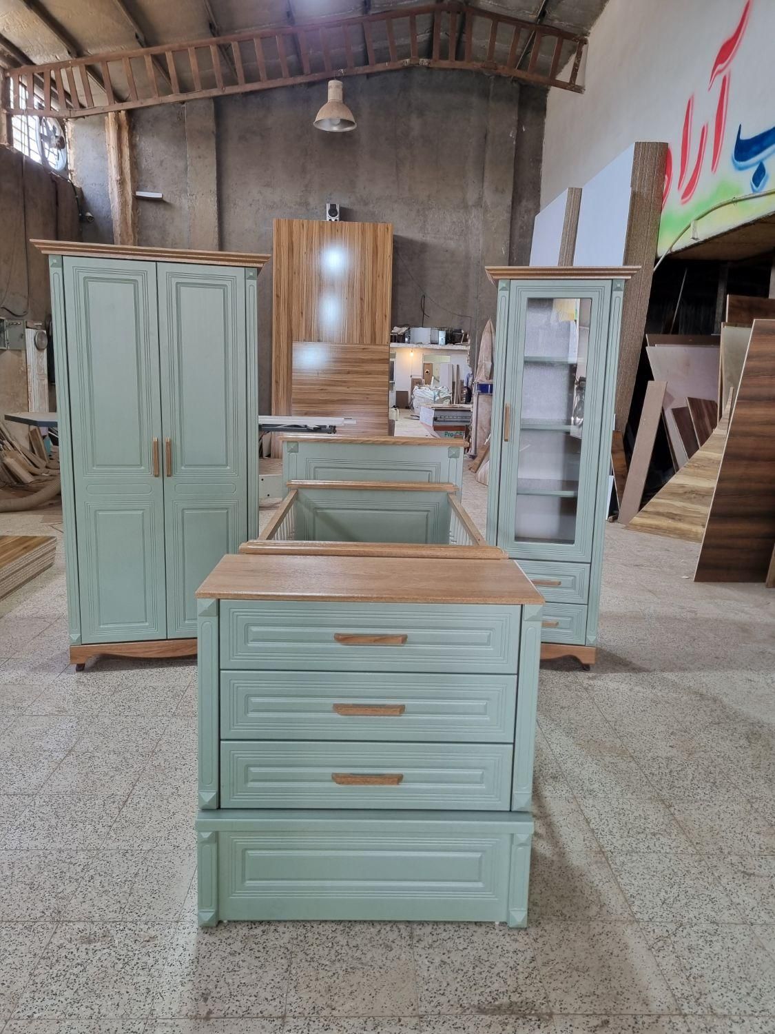 تخت وکمد نوزاد ام دی اف وکیوم|تخت و سرویس خواب|مشهد, خواجه ربیع|دیوار