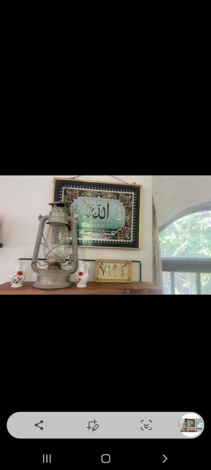 چراغ دستی قدیمی|کلکسیون اشیاء عتیقه|مهریز, |دیوار