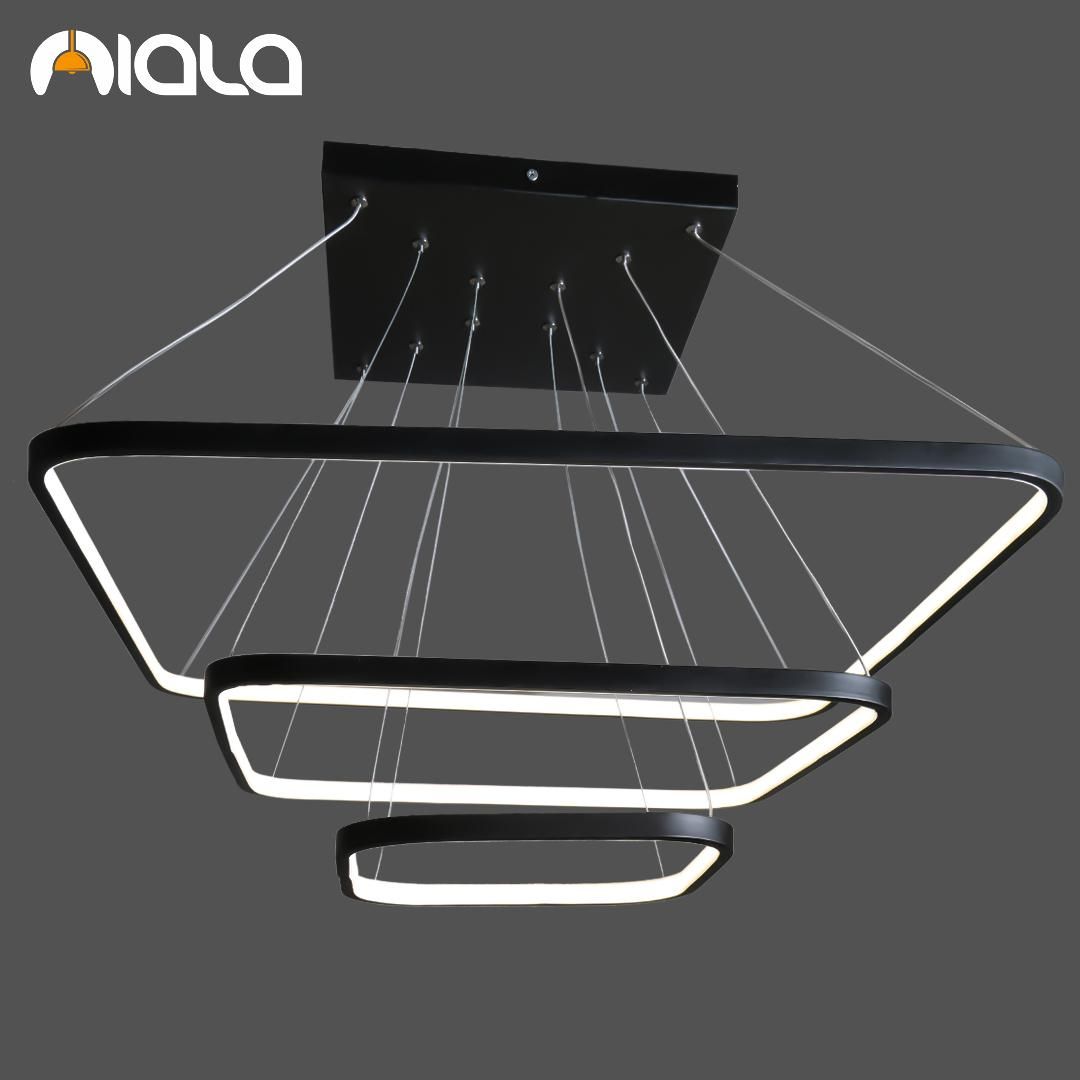 لوستر/مدرن ریموت دار مدل مربع کد L5006 برند نیالا|لوستر و چراغ آویز|مشهد, توس (بلوار توس)|دیوار