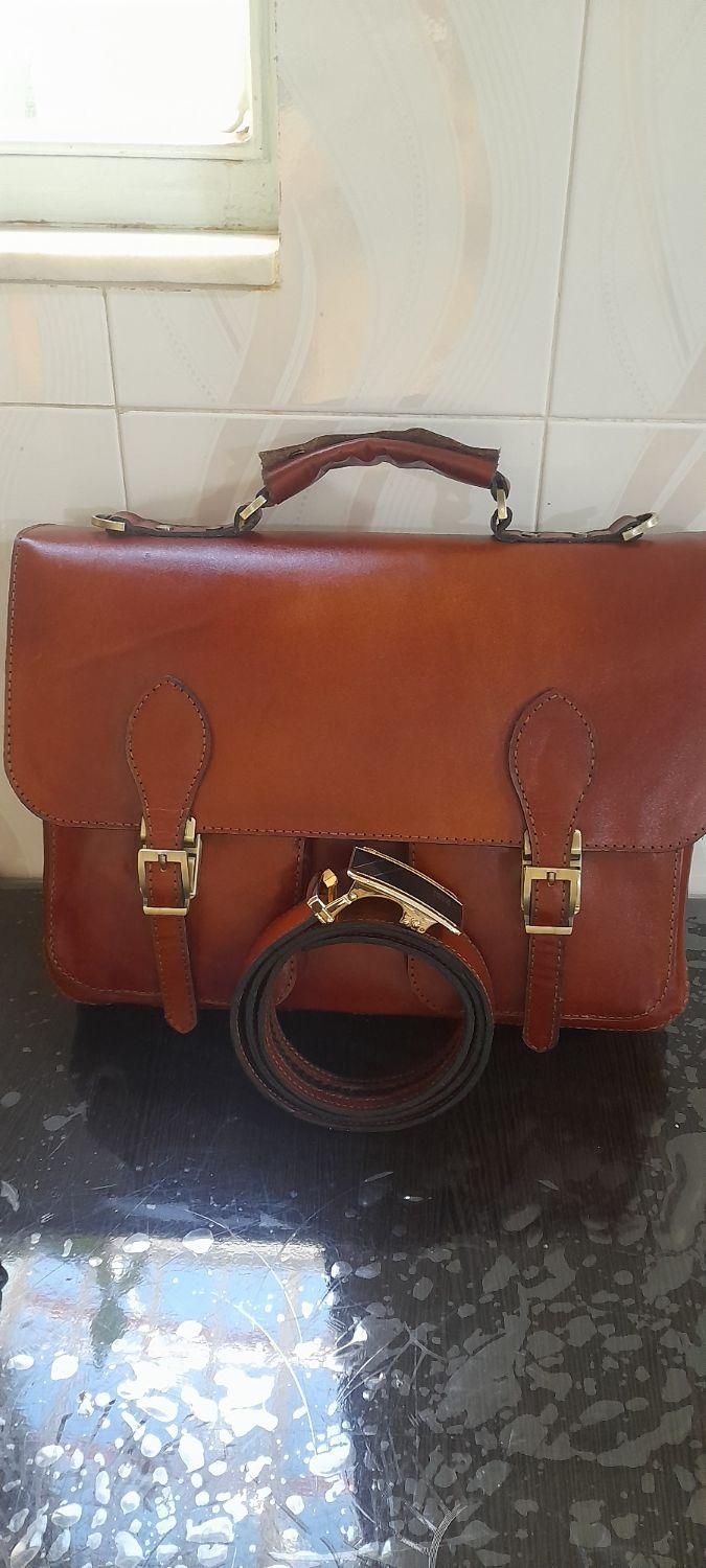 قبول سفارش انواع کیف مجلسی،ست مردانه،چرم دستدوز|کیف، کفش، کمربند|کرمانشاه, |دیوار