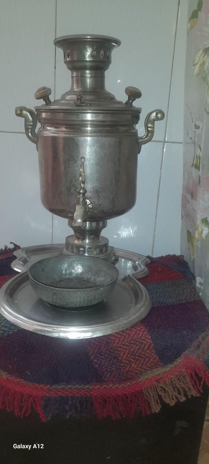 سماور ورشو ی اصل|کلکسیون اشیاء عتیقه|خرم‌آباد, |دیوار