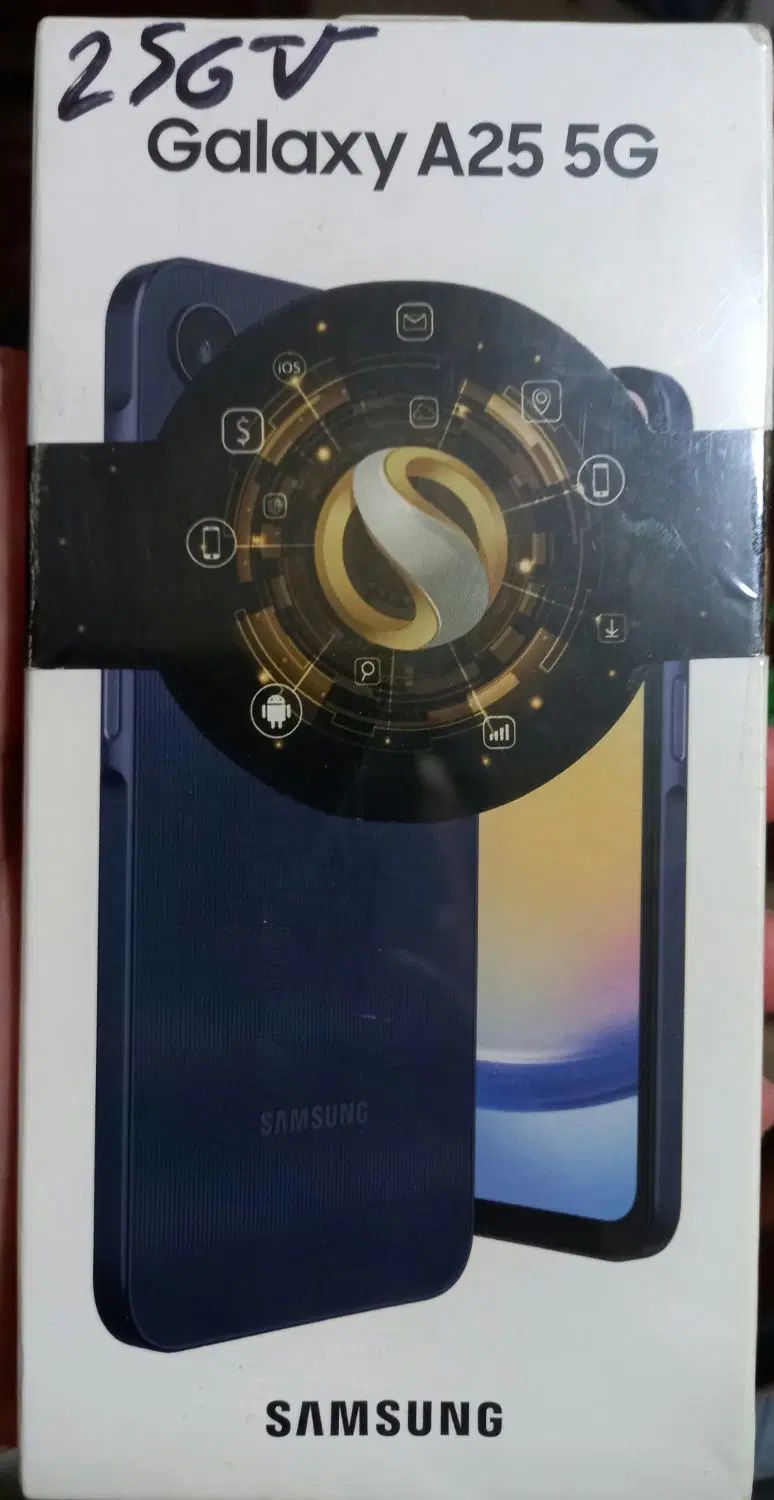 سامسونگ a25 256 8g 5G نو سرمه ای با کاور|موبایل|تهران, جنت‌آباد مرکزی|دیوار