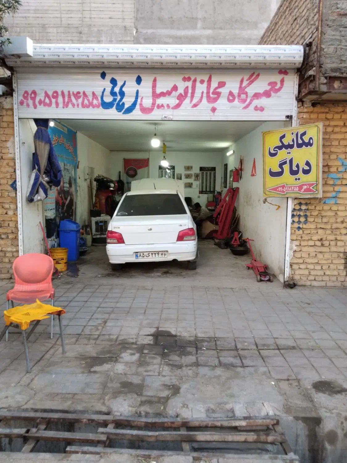 واگذاری مکانیکی با تمام لوازم و سابقه و مشتری|اجارهٔ مغازه و غرفه|مشهد, پنجتن|دیوار