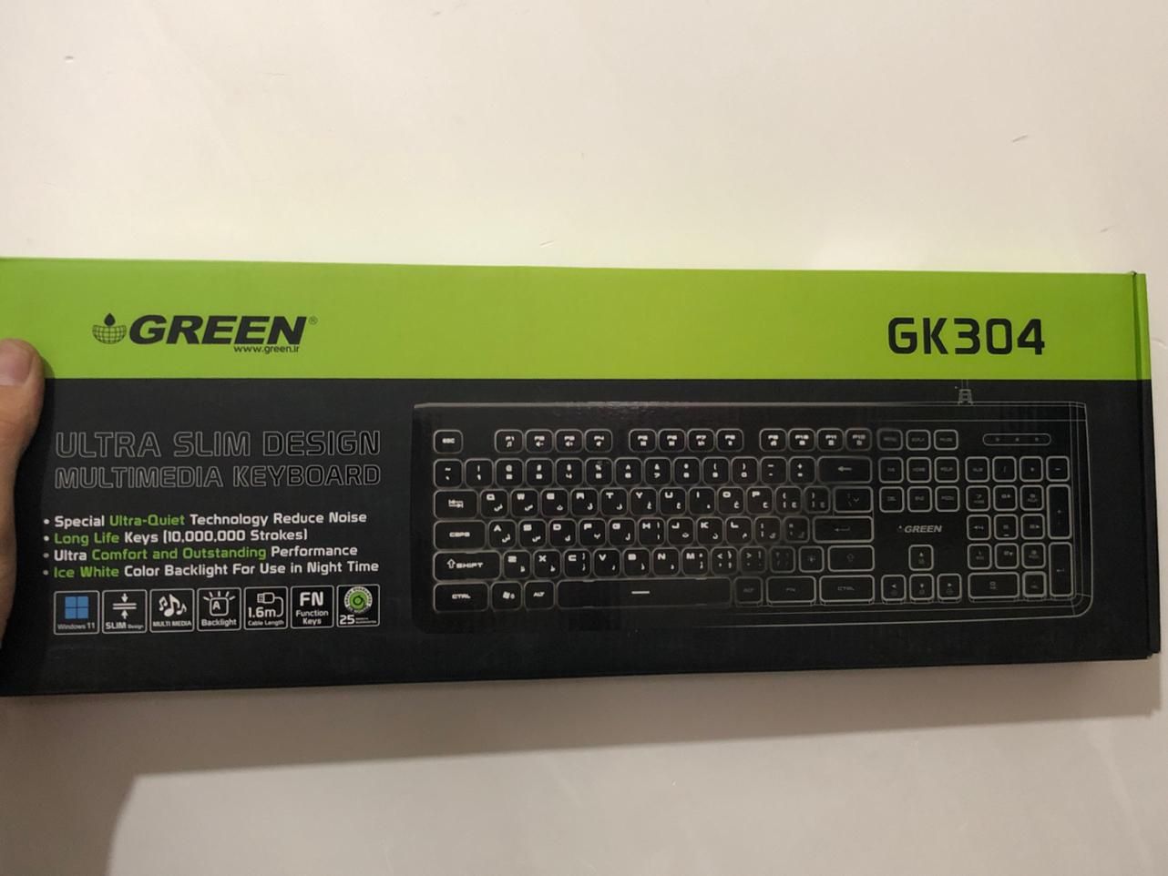 کیبورد گرین Green بک لایت دار|قطعات و لوازم جانبی رایانه|خرم‌آباد, |دیوار