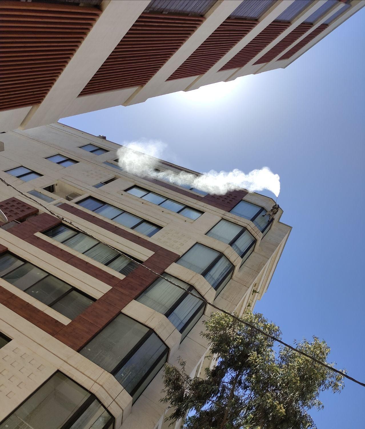 شستشوی نما،کار در ارتفاع ،عایق،نانو.|خدمات نظافت|شیراز, بعثت|دیوار