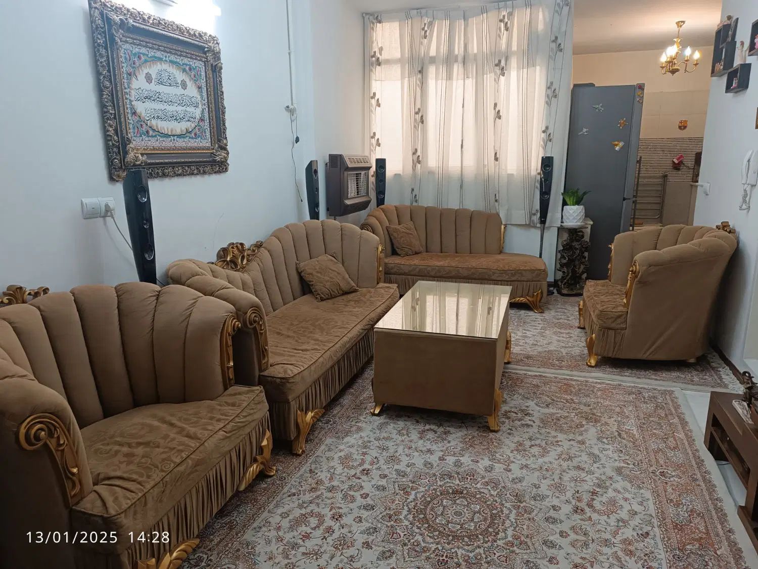 ست راحتی 5نفره مخمل|مبلمان خانگی و میز عسلی|تهران, هفت چنار|دیوار