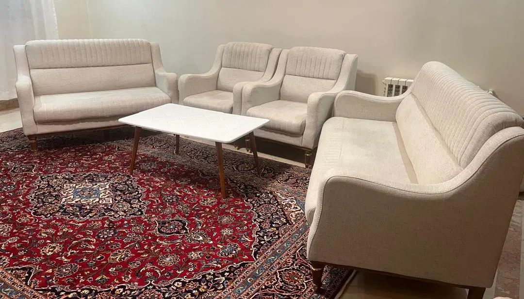 مبل ۷ نفره پارچه ای|مبلمان خانگی و میز عسلی|تهران,  امام زاده قاسم (نیاوران)|دیوار