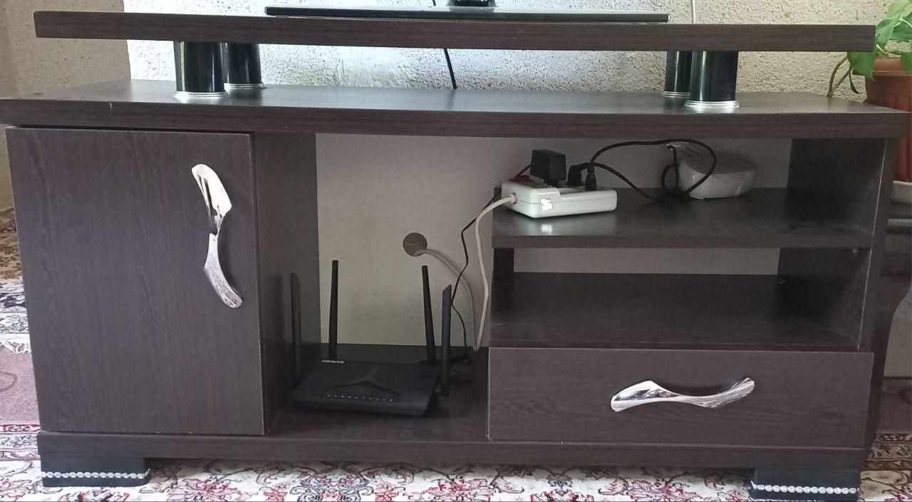 زیر تلویزیون چوبی تمیز|میز تلویزیون|اندیمشک, |دیوار