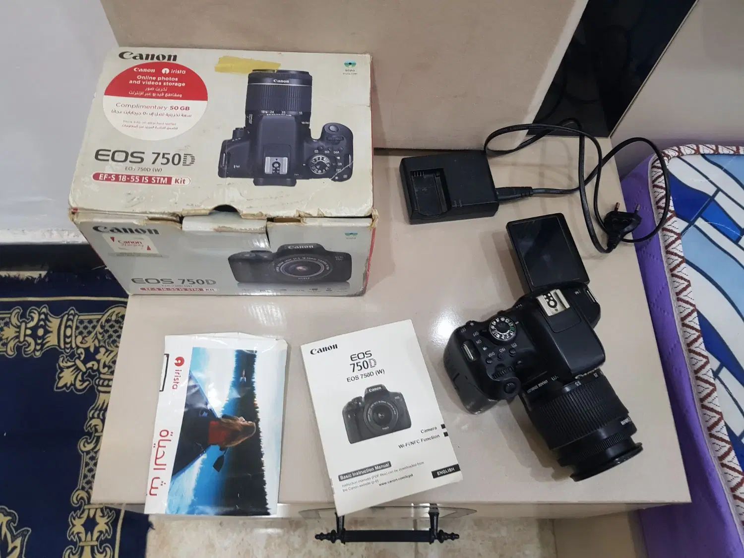 دوربین کنون 750d        canon 750d|دوربین عکاسی و فیلم‌برداری|مشهد, بالا خیابان|دیوار