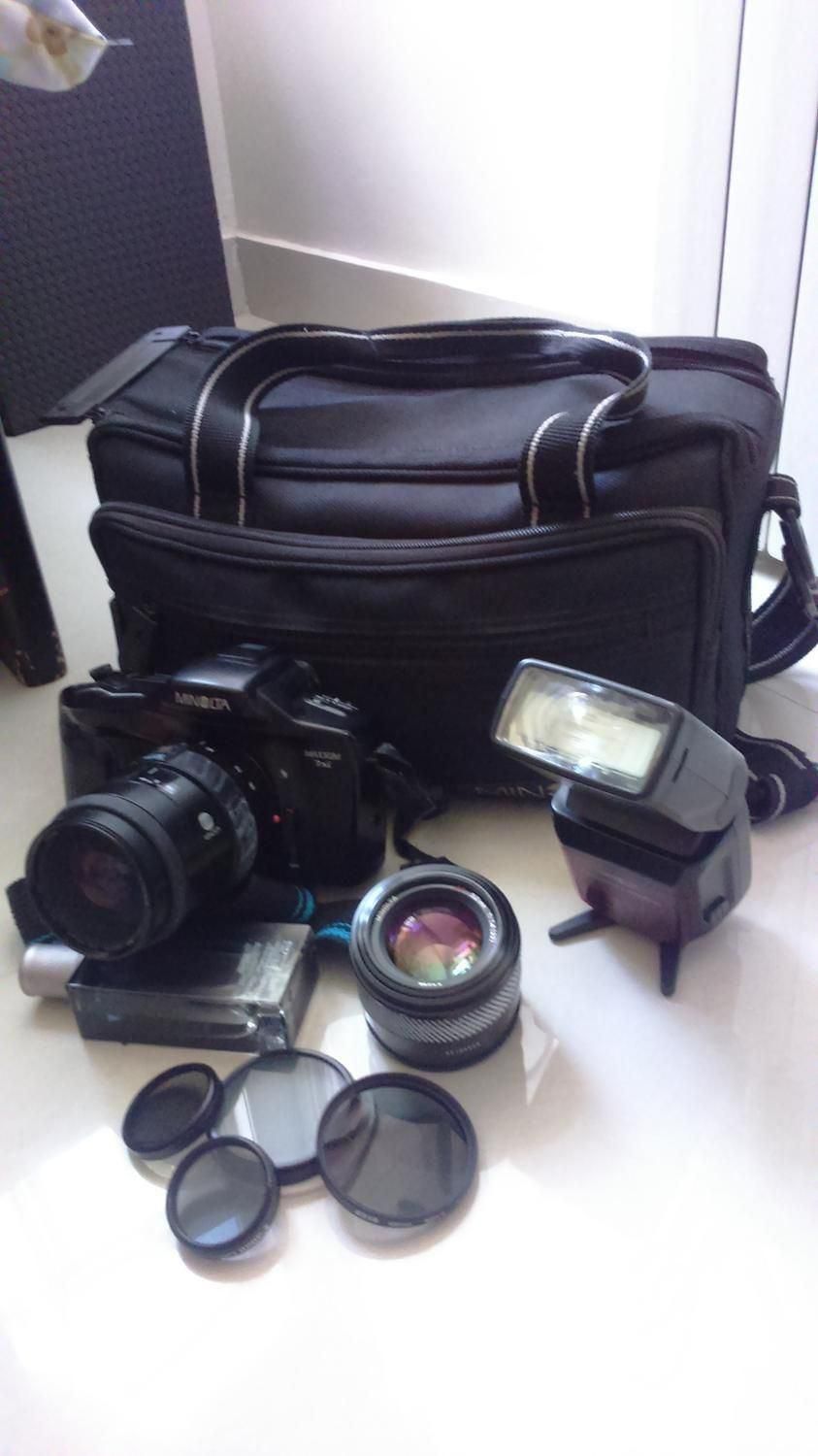 Minolta 7xi SLR camera دوربین حرفه ای مینولتا|دوربین عکاسی و فیلم‌برداری|تهران, ولنجک|دیوار