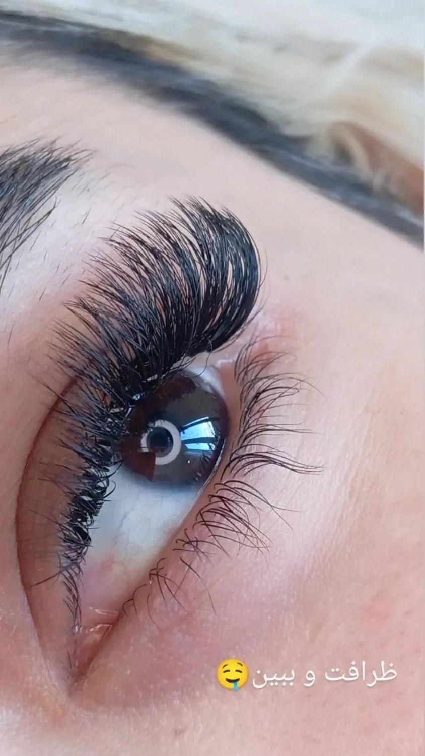 خدمات و آموزش اکستنشن مژه لیفت و لمینت مژه و ابرو|خدمات آرایشگری و زیبایی|رشت, گلسار|دیوار