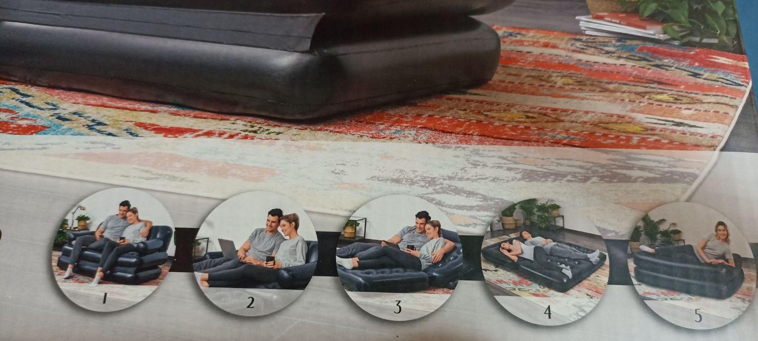 کاناپه تختخواب شو بادی دونفره اینتکس نو آکبند|مبلمان خانگی و میز عسلی|شیراز, مبعث|دیوار