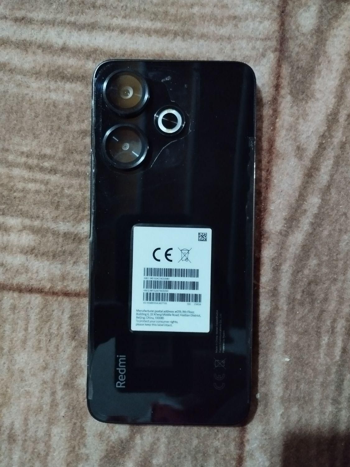 شیائومی redmi 13 با حافظهٔ ۲۵۶ گیگابایت|موبایل|چابهار, |دیوار